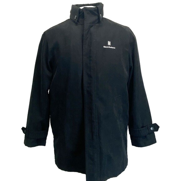 KINLOCH ANDERSON Men's Size Medium Full Zip Lined Utility Jacket Polyester - Picture 3 of 15